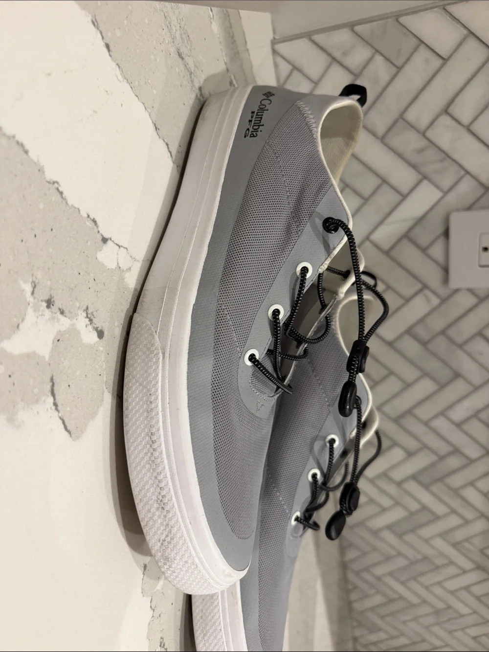 Columbia Gray Low-Top Mesh Sneaker